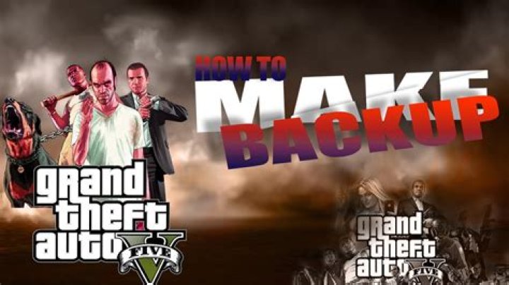How to backup gta v before modding